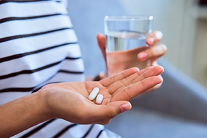 patient taking pain medication