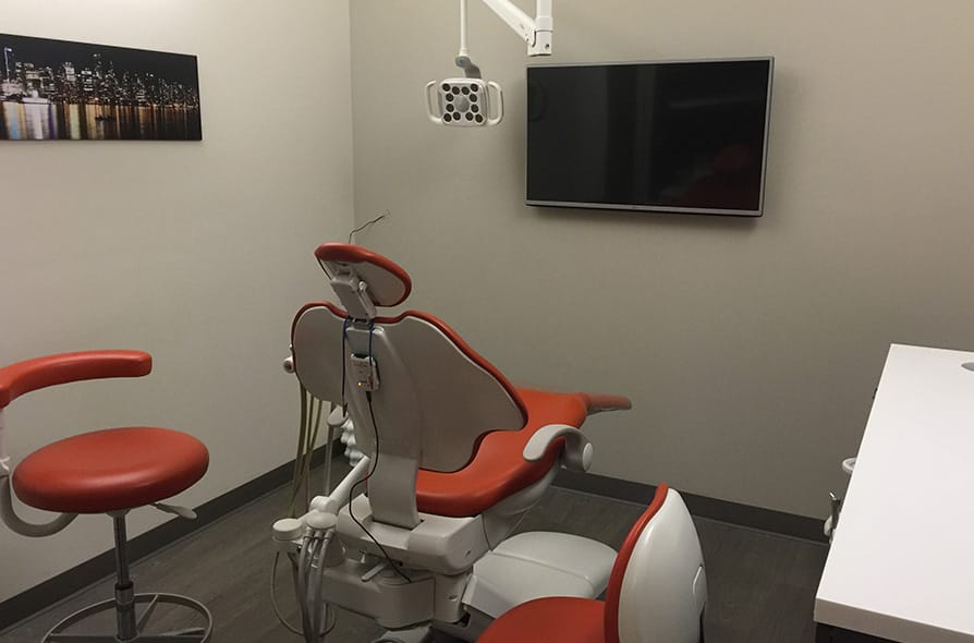 Dental exam room